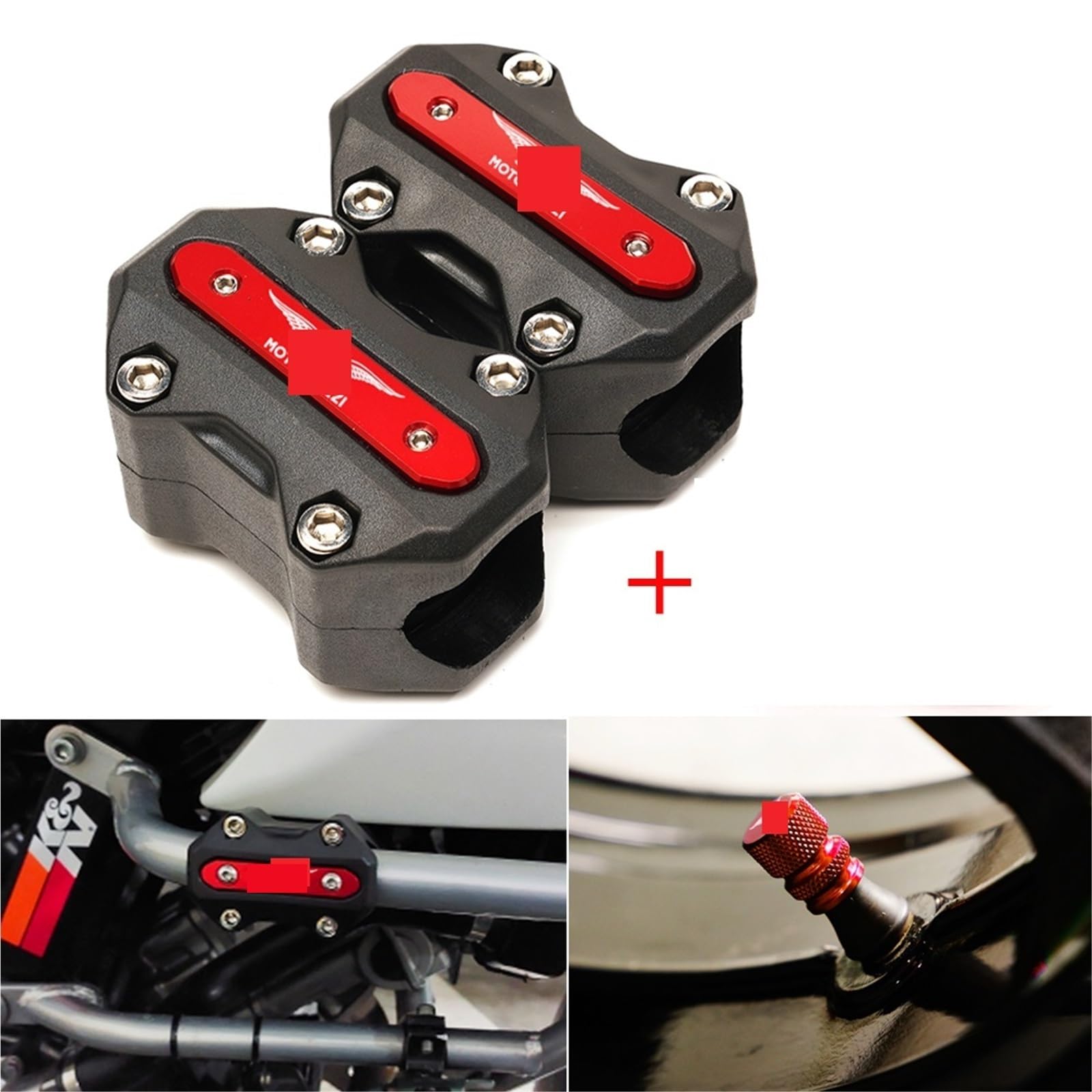 Bloc De Garniture De Pare-chocs De Moto, Protection Du Moteur Pour Moto Guzzi Pour V85TT V100 V9 ​​Roamer Bobber V85 TT V7 Barre De Crash En Pierre Blocs Pare-chocs Moto(5)