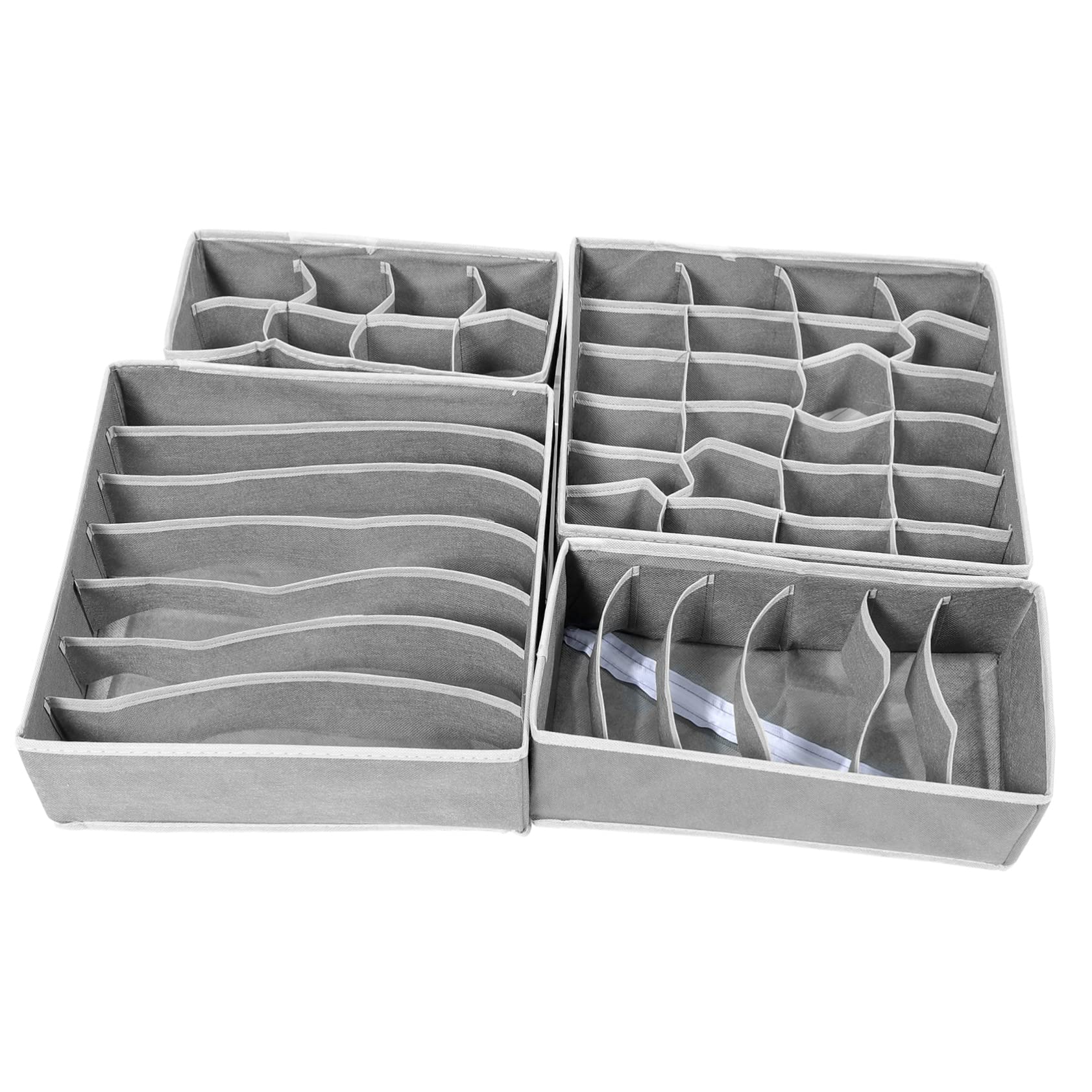 OUNONA 1 Set Underwear Storage Box Organizer Drawer Organizer for Socks Underpants Ties and Accessories Space Saving Closet