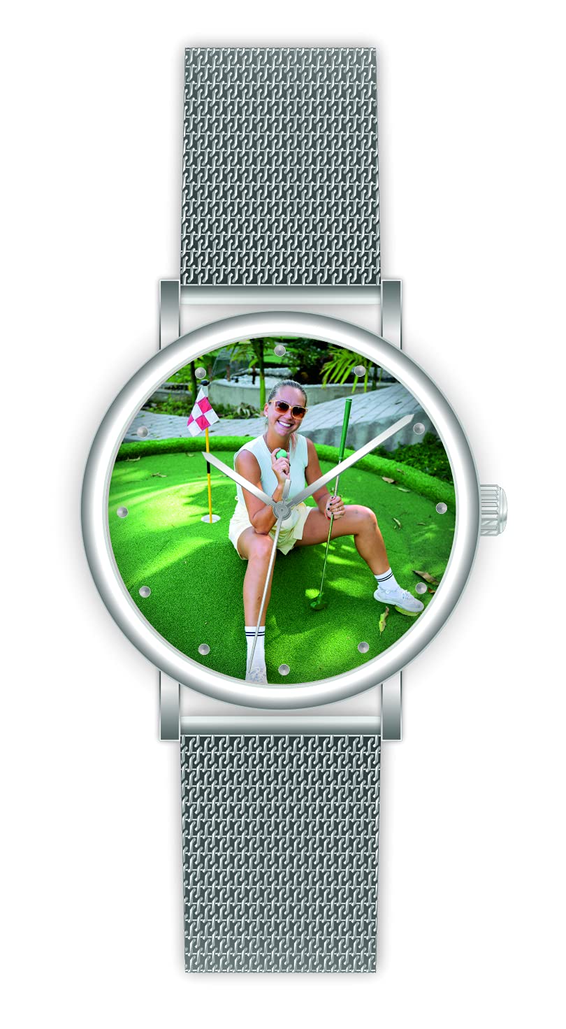Orologio Personalizzato Con Foto Per Uomo - Movimento Al Quarzo, Cassa 42mm - 2