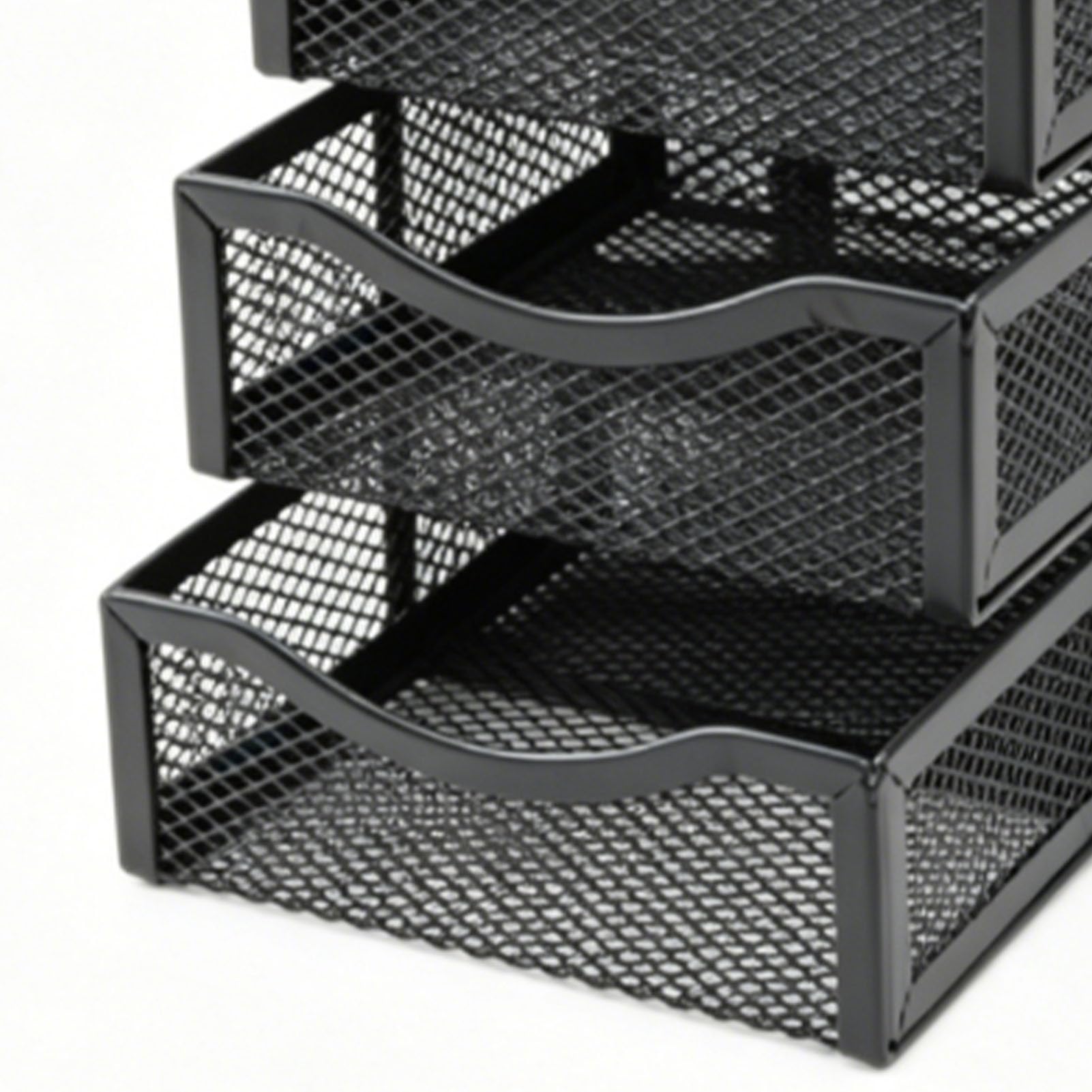 Cocoarm Cassettiera Organizer da Scrivania con 3 Cassetti, 4,9x5,0x8,1in
