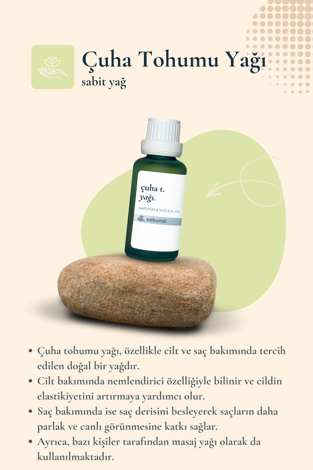 Çuha Tohumu Yağı 30 ml - Cilt Bakım Yağı