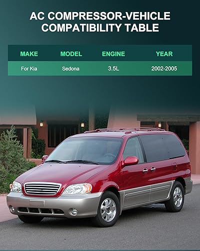 Miniatura 38 de SCITOO CO 10739C - Compresor de CA compatible con Honda Element 2.4L 2003 2004 2005 2006 2007 2008 2009 2010 2011