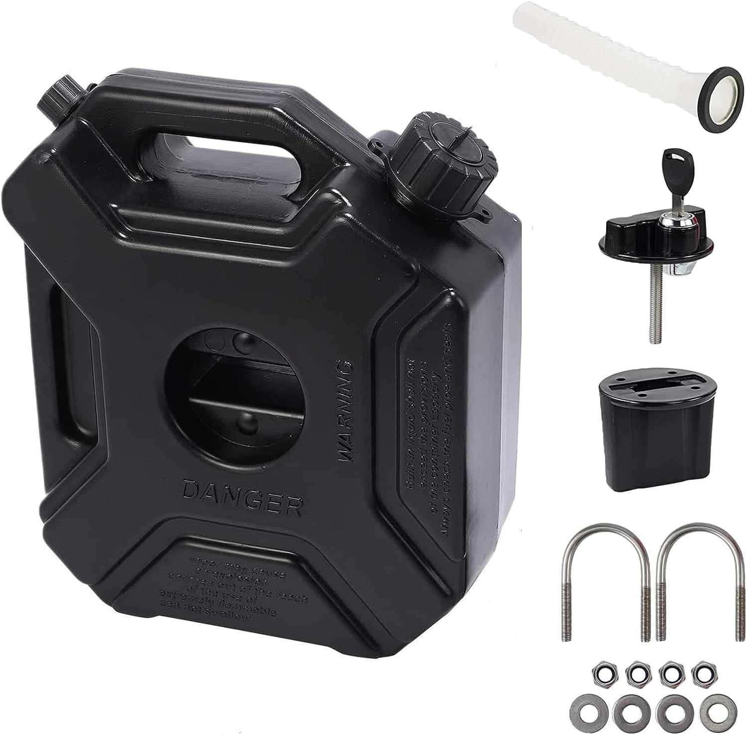 Moovul Gas Can,5L Liters Fuel Tank Jerry Can Gas Can Car Motorcycle