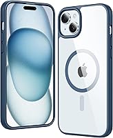 Vista 58 de FNTCASE Funda para iPhone 15 Plus: Fundas magnéticas transparentes para teléfono con protector de pantalla compatible con Magsafe Slim Anti