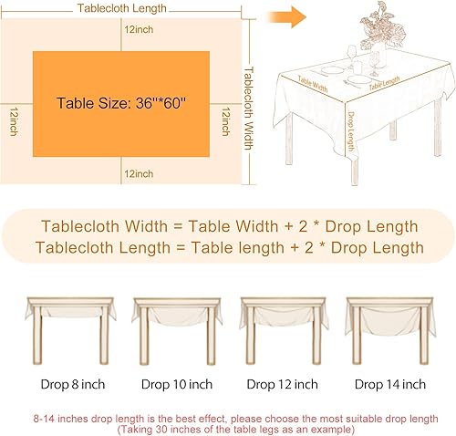 Miniatura 6 de JUCFHY - Mantel rectangular marroquí de tela jacquard a prueba de derrames y resistente al agua y al aceite, mantel decorativo para uso exterior e