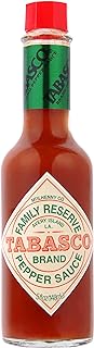TABASCO Brand Family Reserve Pepper Sauce, Mild Hot Sauce, Glass Bottle, Exclusive Familial Taste, Hand Selected Pepper Blend & White Wine Vinegar, Great on Chicken Dishes & More, 5 Fl Oz (Pack of 1)