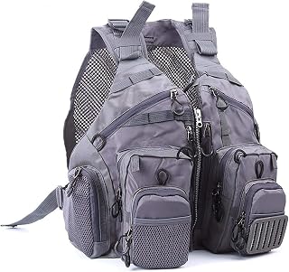 MAXIMUMCATCH Maxcatch Fly Fishing Vest Adjustable Size with Breathable Mesh