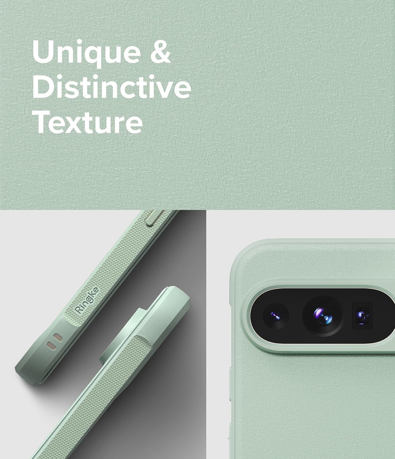 Ringke Onyx Case Compatible with Google Pixel 9 Pro [Mint] + Easy Slide Tempered Glass Compatible with Google Pixel 9 Pro