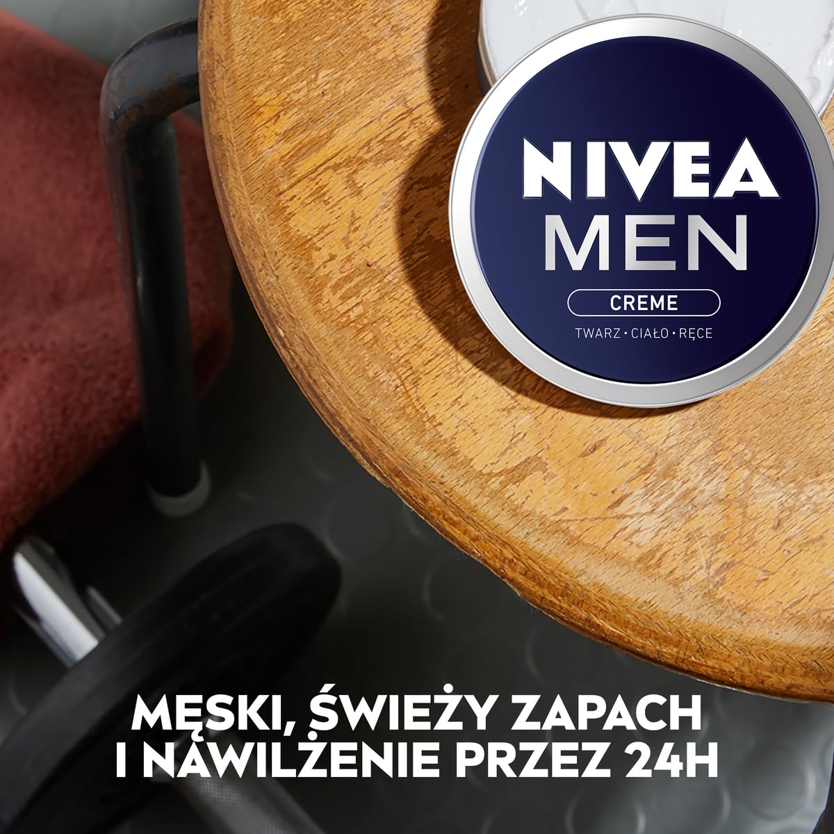 NIVEA MEN Men Creme Uniwersalny nawilżający krem do twarzy, ciała i rąk dla mężczyzn, 150 ml
