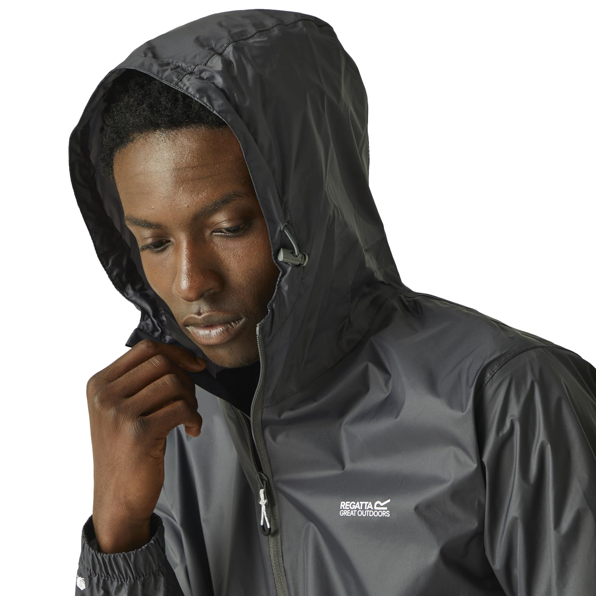 Regatta Wasserdichte Herrenjacke Pack It III Isolite 5000-Gewebe – Bild 2