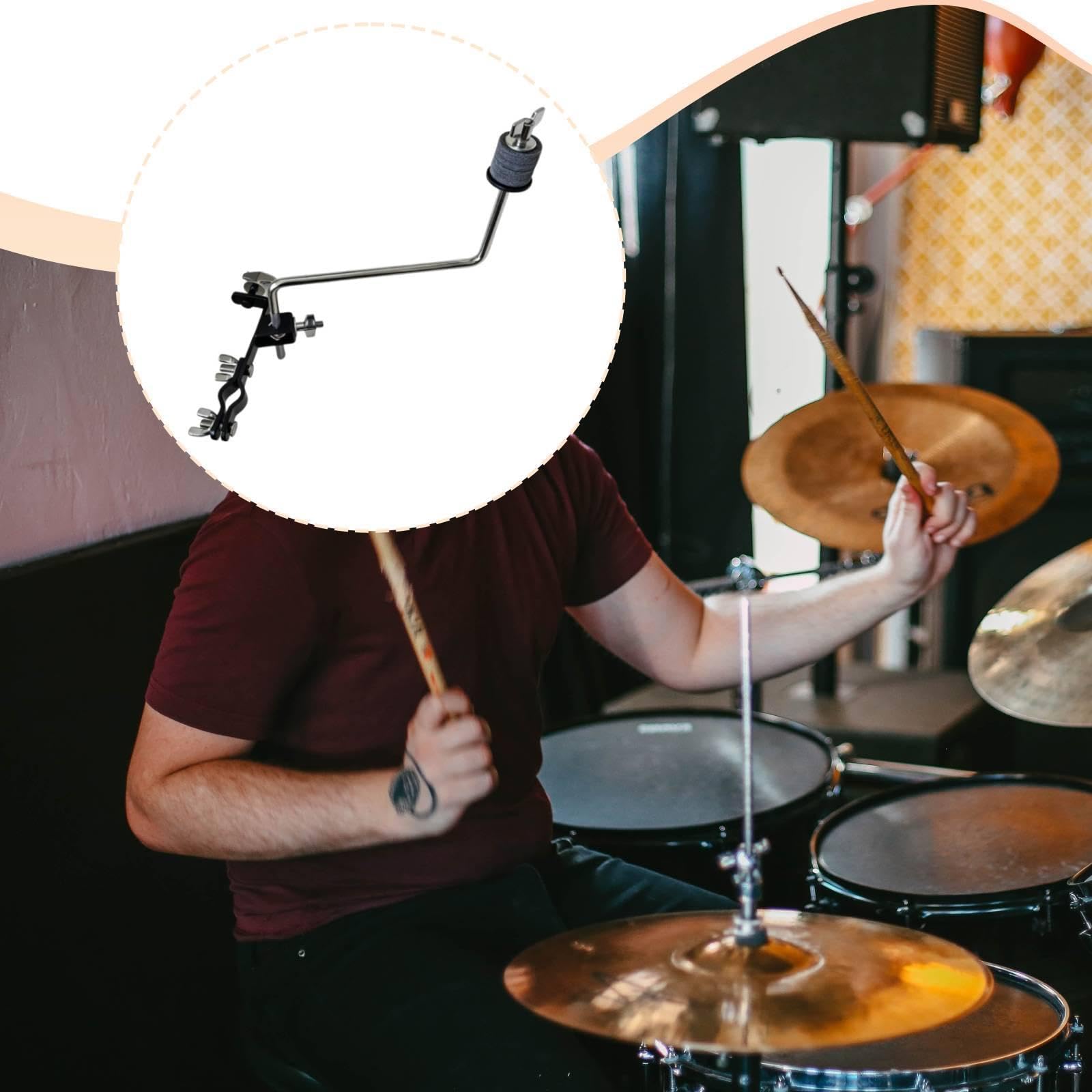 Accessoires pour Rallonges de Pieds de Cymbales, Pièces de Rechange pour Supports de Charleston, Pince pour Instrument, Support de Cymbale, avec Clip D'expansion