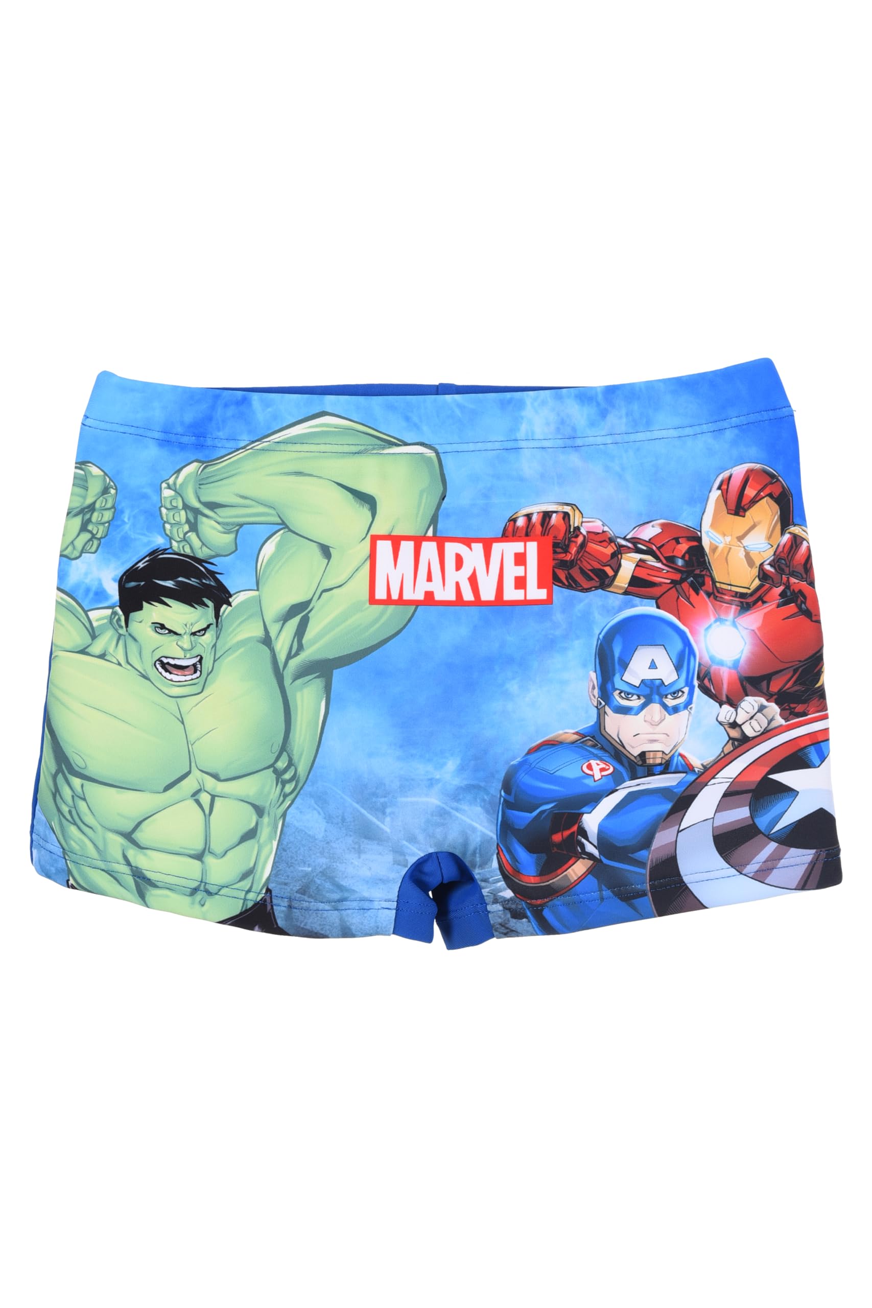 Marvel Avengers Costume da Bagno Boxer per Bambini e Ragazzi, Pantaloncini per Mare e Piscina con Supereroi Hulk Captain America Iron Man