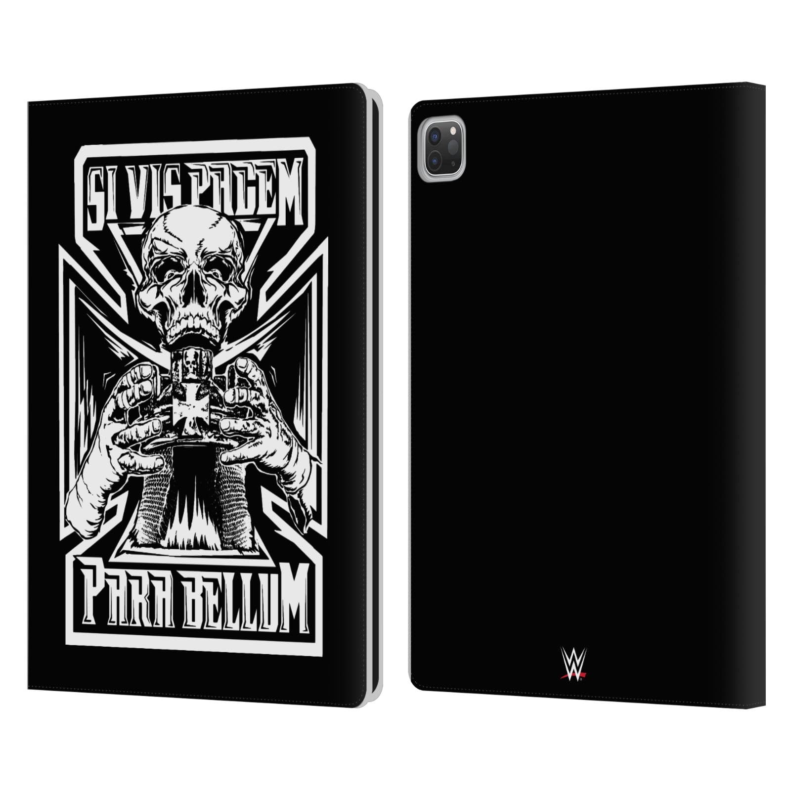 Head Case Designs Officially Licensed WWE Peace Triple H Leather Book Wallet Case Cover Compatible with Apple iPad Pro 12.9 2020/2021/2022