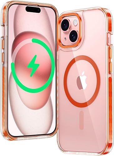 Miniatura 320 de Fntcase Funda para iPhone 15 Plus y 14 Plus de 6.7 pulgadas, magnética, a prueba de golpes de grado militar, antiamarilleo, delgada, protectora