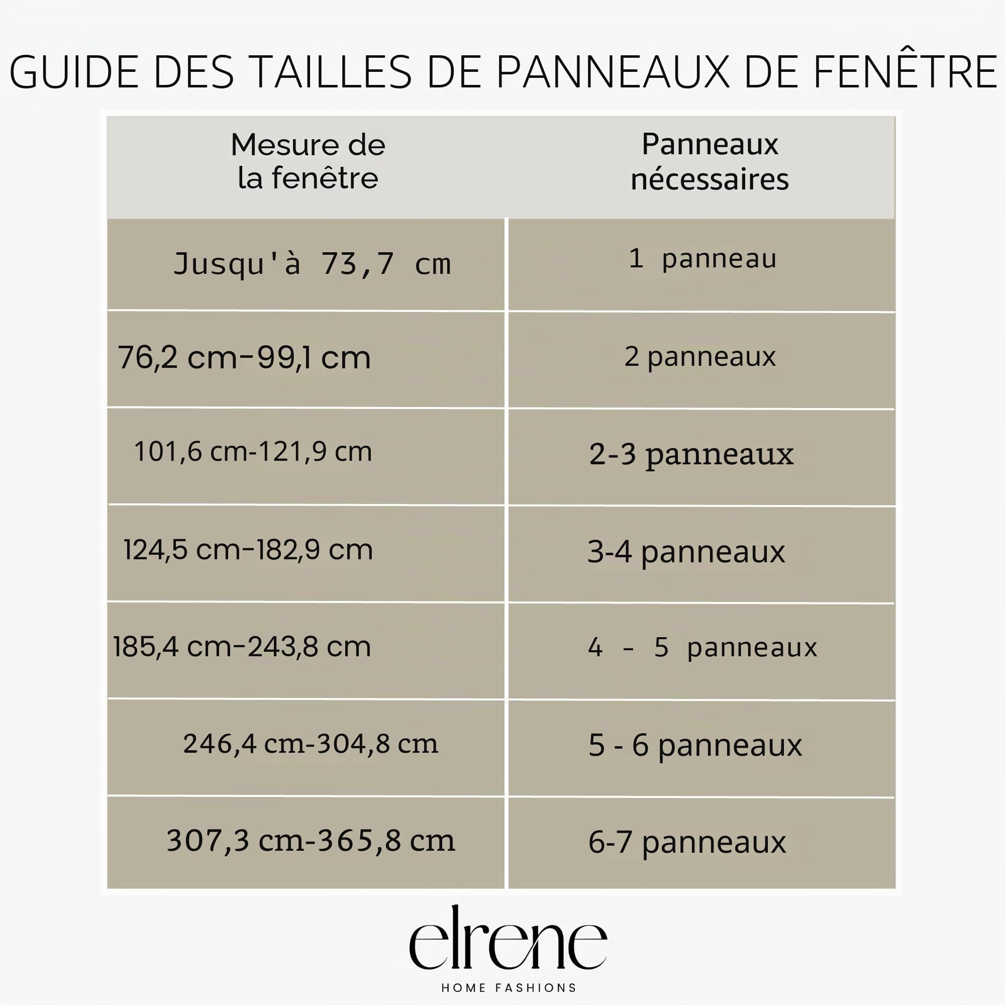 Elrene Home Fashions Farmhouse Living Grainger Rideau de fenêtre occultant à Carreaux de Buffle, pour Salon et Chambre à Coucher, 132,1 x 213,4 cm, Lin, 1 Panneau
