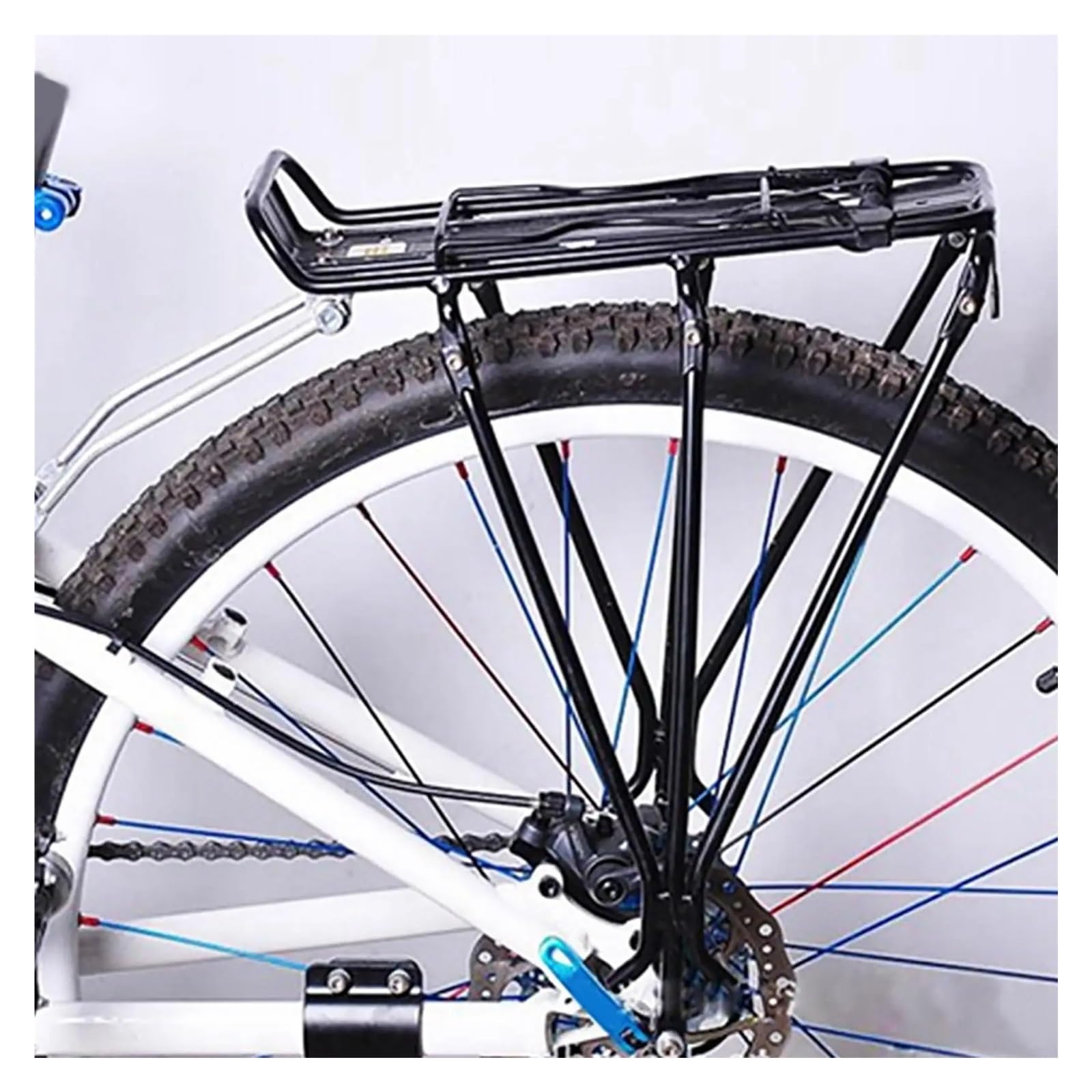 Bagażnik rowerowy ze stopu aluminium, przedni i tylny