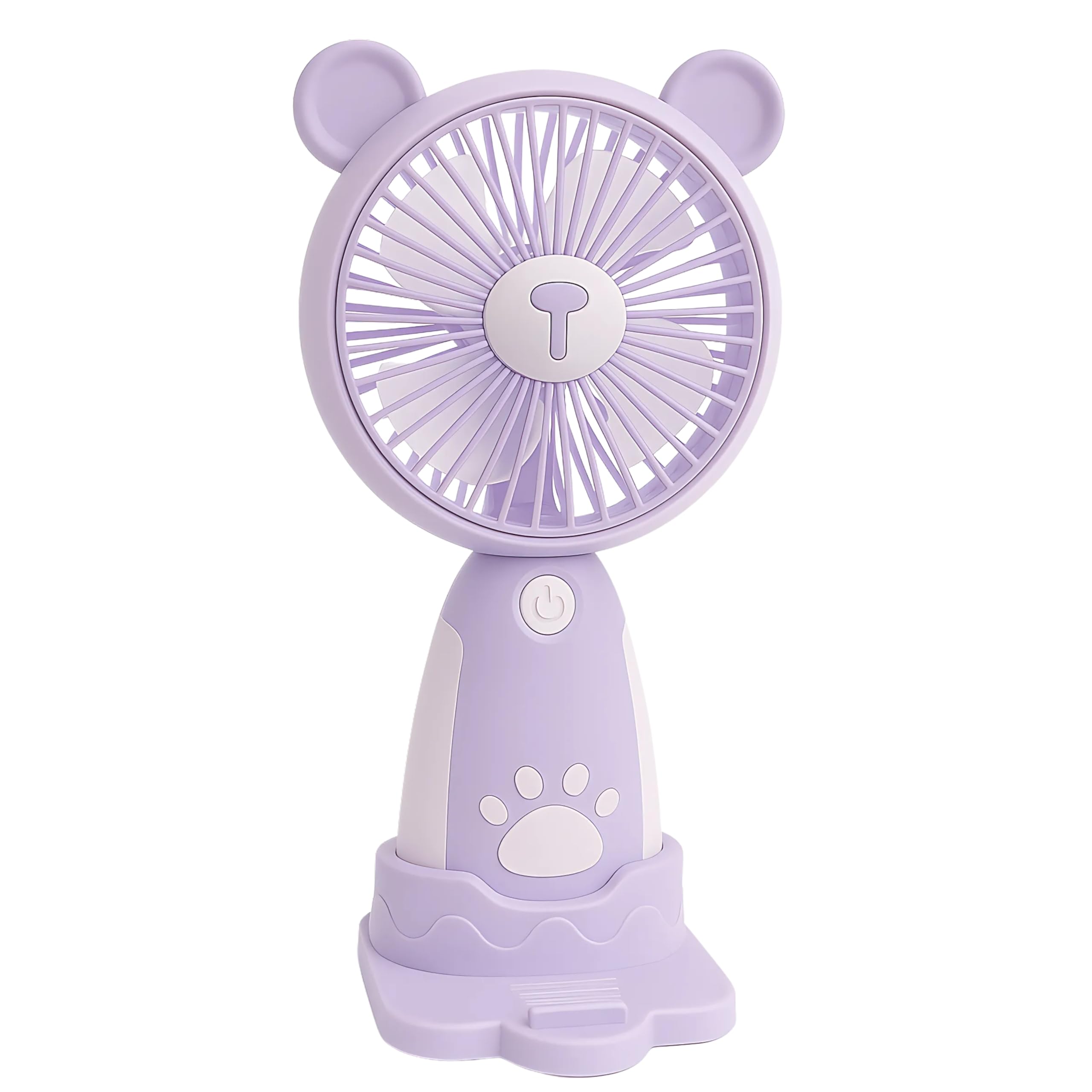 3 Speed Portable Rechargeable Fan, Makeup Fan, Mini Fan, Hand Fan, Fan with Mobile Stand and 500 mah Battery Backup (Purple)-picture-32