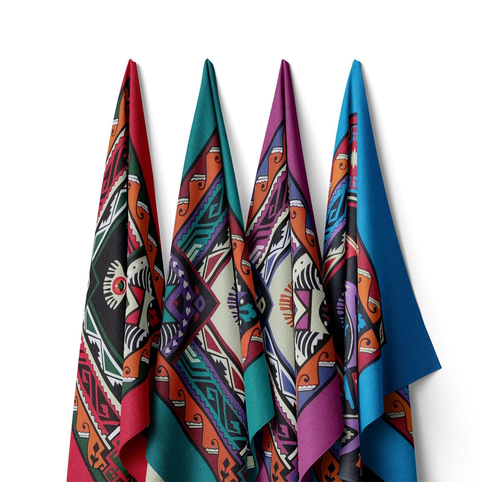 Cotton Bandana Paisleys Scarf Digital Print Headscarf Neckwear Accessory For Everyday Comfortable