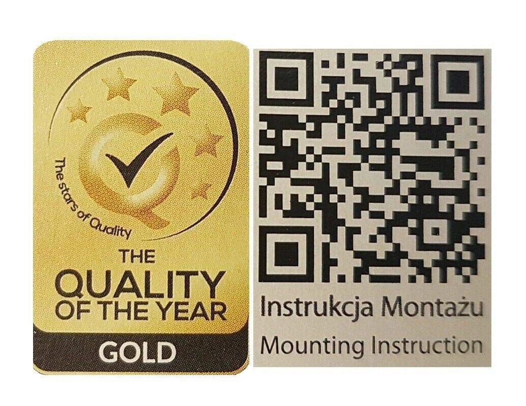 NRM KO255 Radzierblende Kando 15 Zoll - 4-tlg. Set In Schwarz/Rot