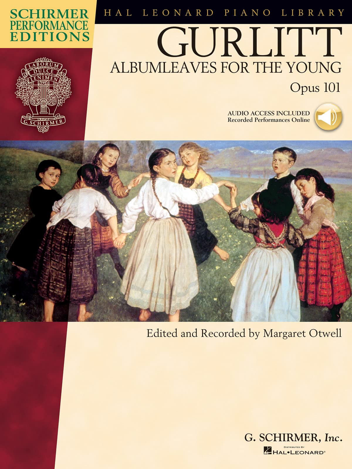 Gurlitt - Albumleaves for the Young, Opus 101 (Schirmer Performance Editions) - Book/Online Audio