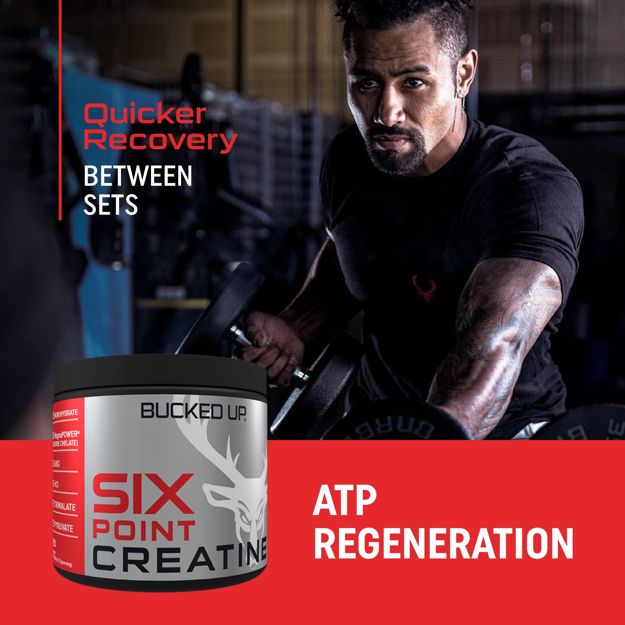 Amazon.com: Bucked Up Six Point Creatine™ Six Types of Creatine - for Men  and Women : Health & Household