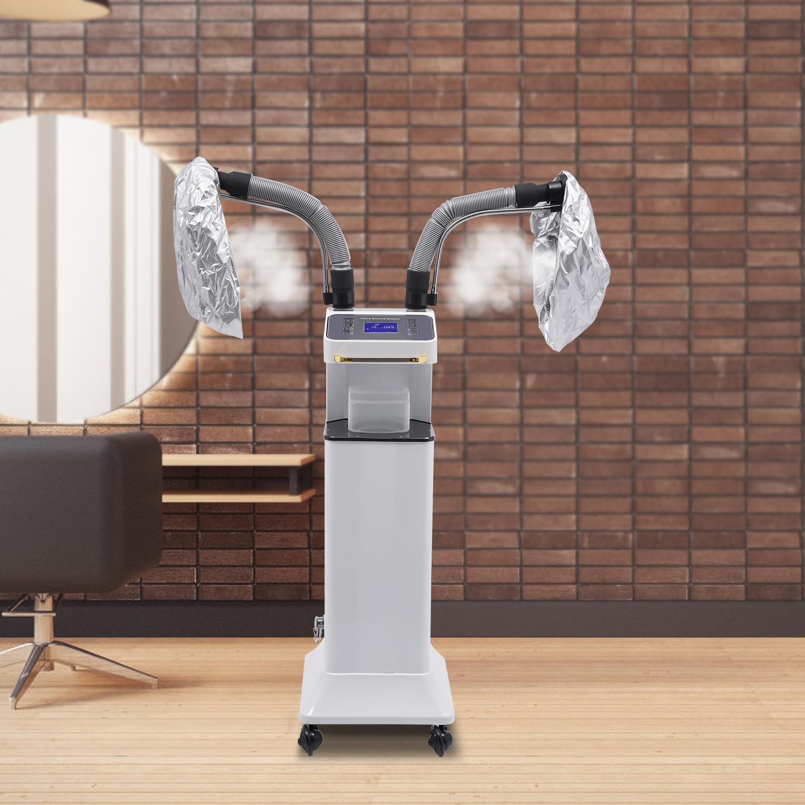 220 V, 50 Hz, 650 W, wielofunkcyjna maszyna do farbowania włosów, nano-parownik, urządzenie do pielęgnacji włosów – biała, do trwałej ondulacji w niskiej temperaturze, farbowanie włosów parą i
