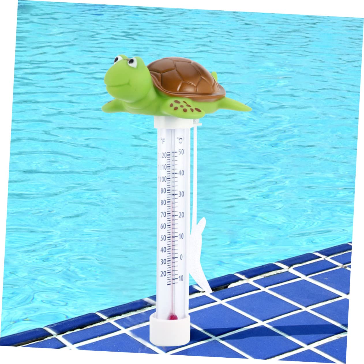 Toyvian 3 Stück Schwimmendes Poolthermometer Langlebigem Temperaturmessgerät für Badewanne Teich und Aquarium Einfache Ablesung Fahrenheit und Celsius Poolzubehör für Familie und Freunde