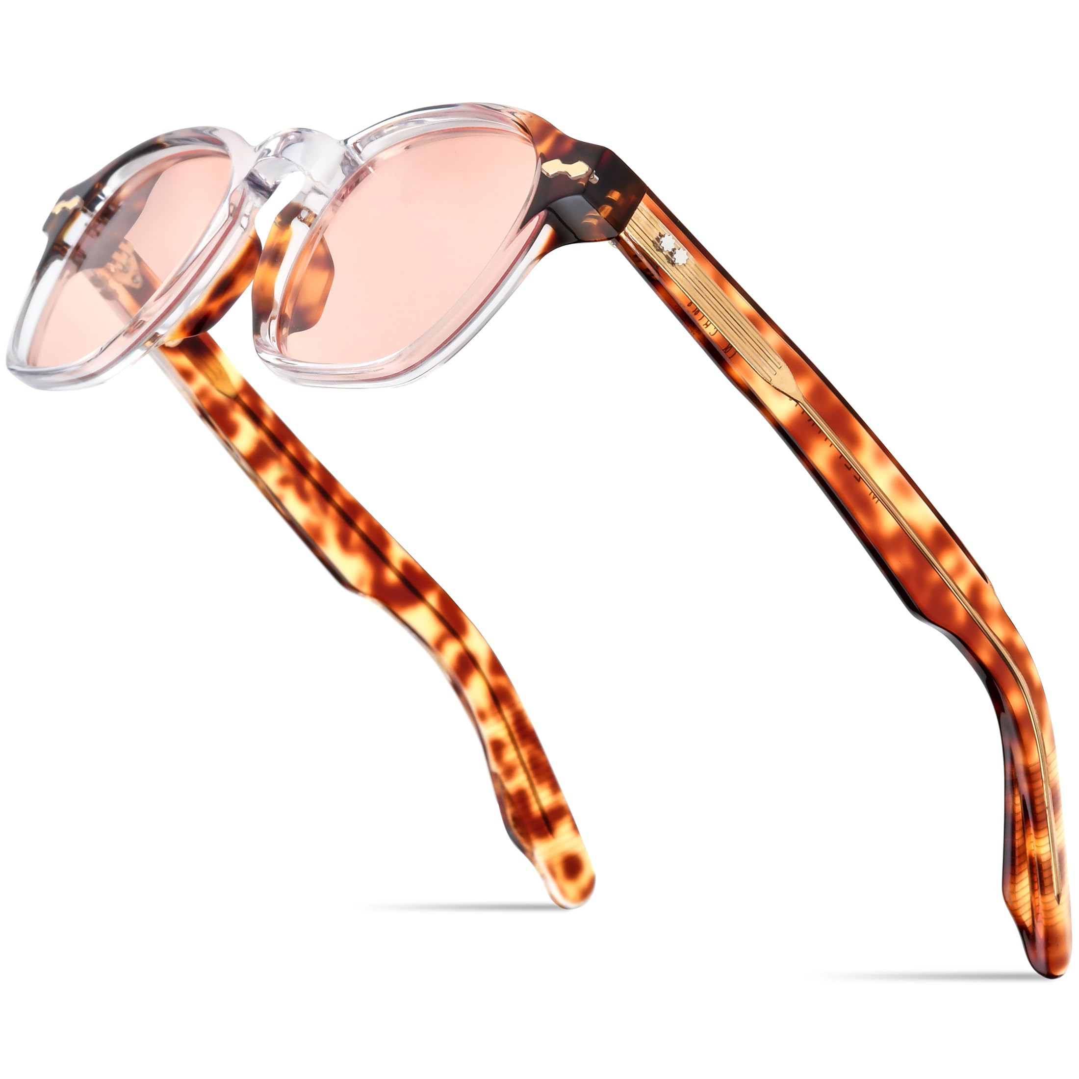 HEPIDEM Acetate Glasses Frame Men Women Square Eyeglasses Optical Spectacles MZEPH