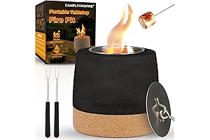 Tabletop Fire Pit, Indoor & Patio Smokeless Firepit
