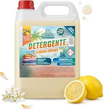 KIMIA - Summer Dreams 5L Laundry Detergent | with Fragrant Microcapsules | Stain Remover | Suitable for White and Colour Clothes | Intense Fragrance | For All Fabrics | Deep Cleaning