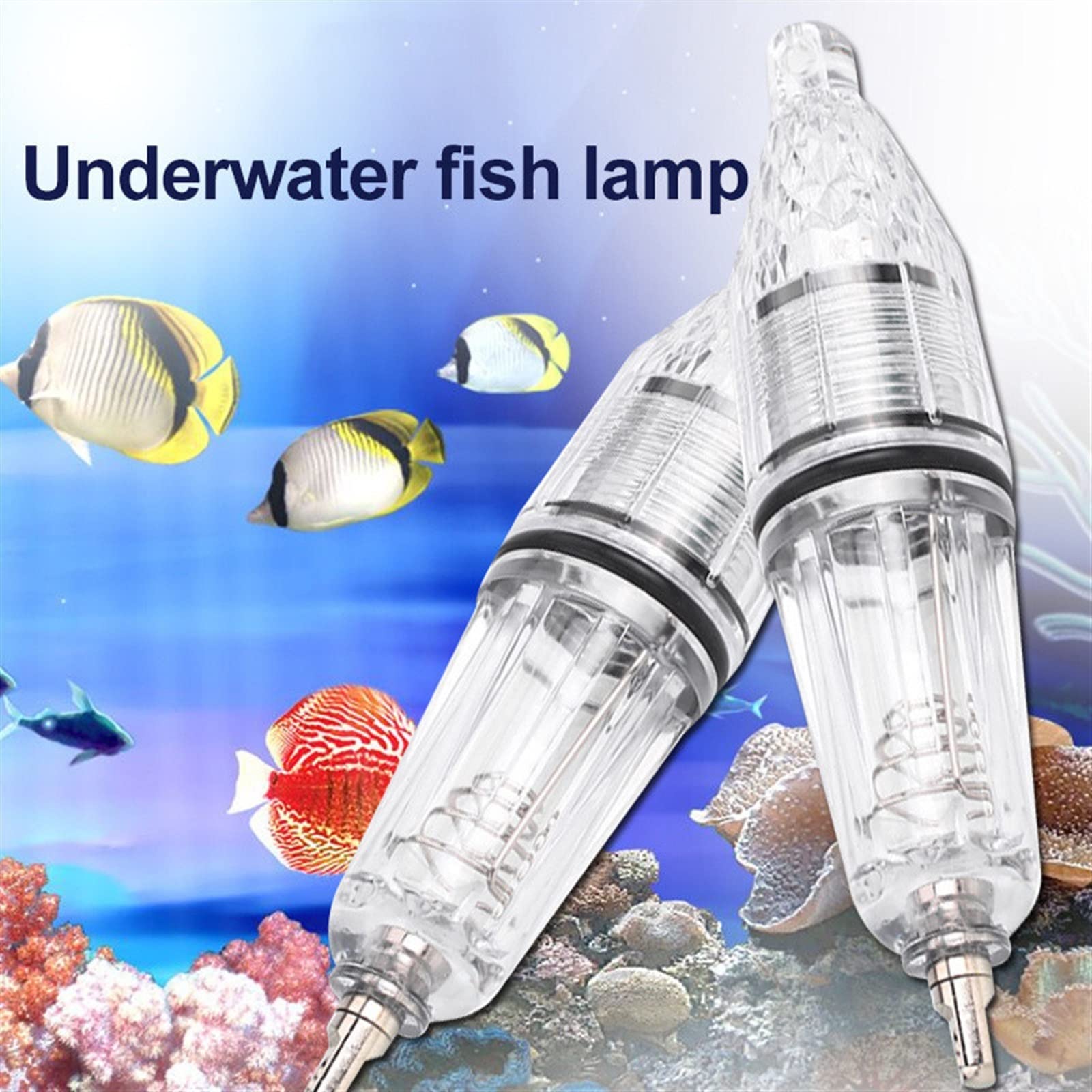 Luces de Piscina Luces de Estanque 3pcs Luces de Pesca nocturnas Impermeables Luces de Pesca LED Muelle de Barco Señuelo Cebo Muelle Submarino Impermeable Luz de Pesca Nocturna Luc