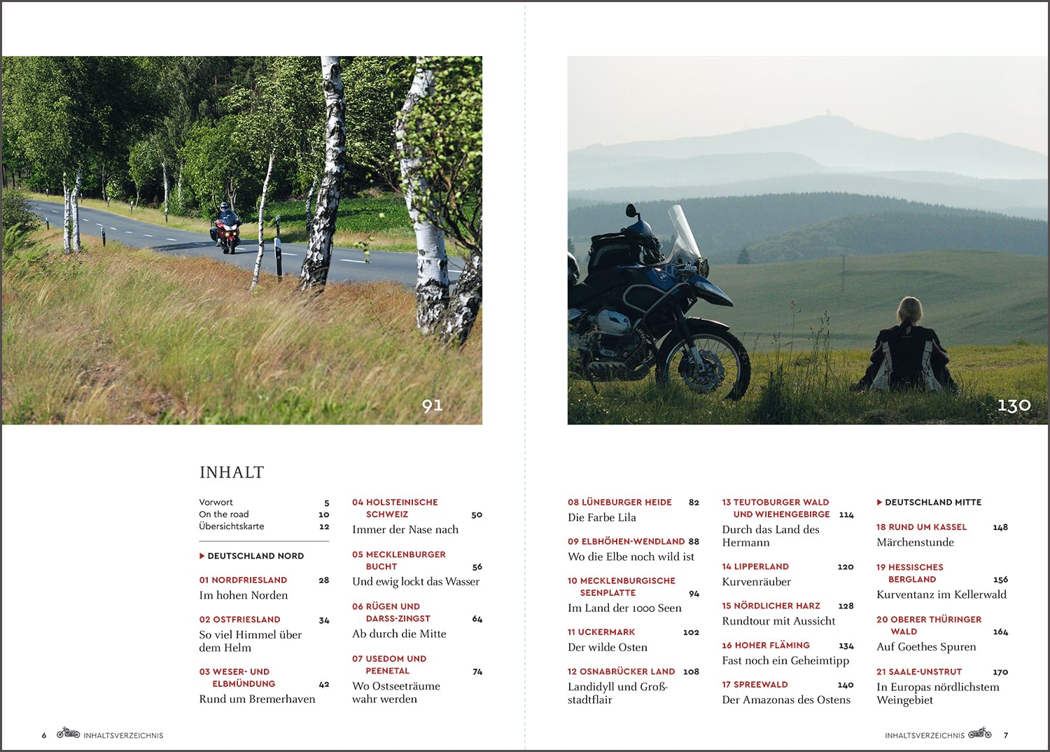 KUNTH Abgefahren, Unentdeckte Bikertouren in Deutschland: Mit dem Motorrad durch Deutschland
