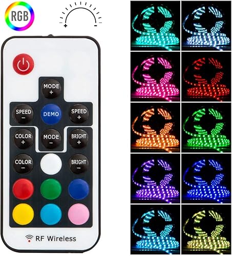 Miniatura 6 de Kingwin Tira de luces LED RGB, kit de tira de luz LED para carcasa de computadora, PC, laptop, hogar, oficina e iluminación de fondo. Tira de luces