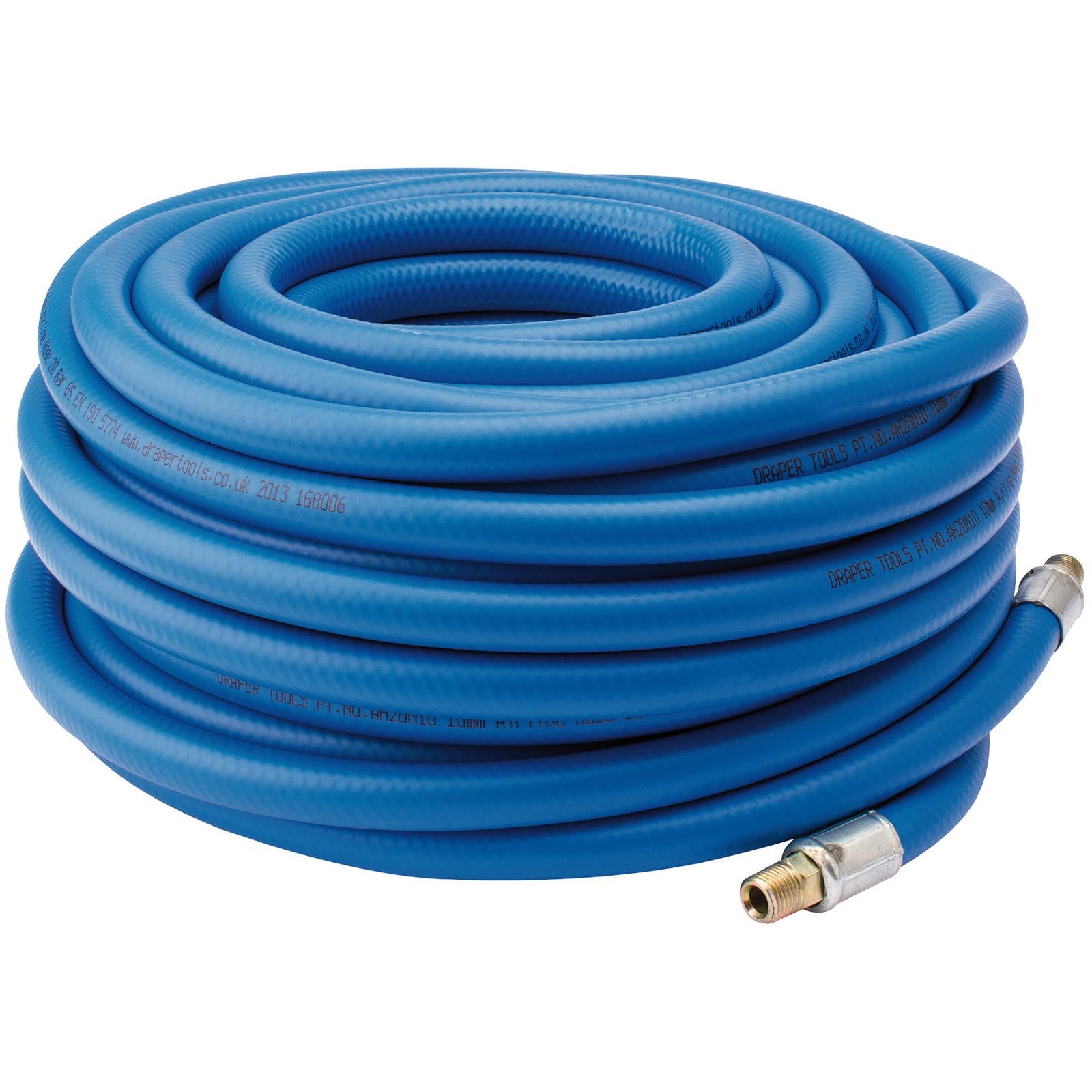 Draper ah20 m10 1/4-inch BSP 10 mm calibre manguera de línea de aire, Azul, 20 m