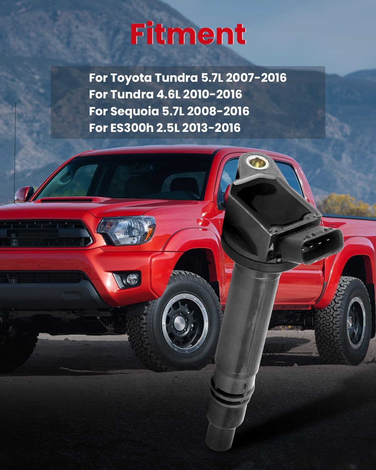 cciyu Set of 4 Uf507 4-Pins Coil Pack Set 2006 for Lexus Gs300 3.0L/V6,2007-2015 for Lexus Gs350 3.5L/V6