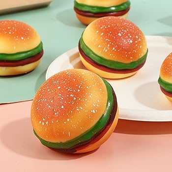 Amazon.co.jp: ハンバーガー スクイーズ おもちゃ - 12 ピース