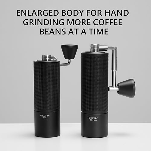 Miniatura 6 de TIMEMORE Molinillo de café manual Chestnut C3S Max Pro Capacity 1.06 oz con fresas cónicas de acero inoxidable CNC, ajuste interno ajustable,