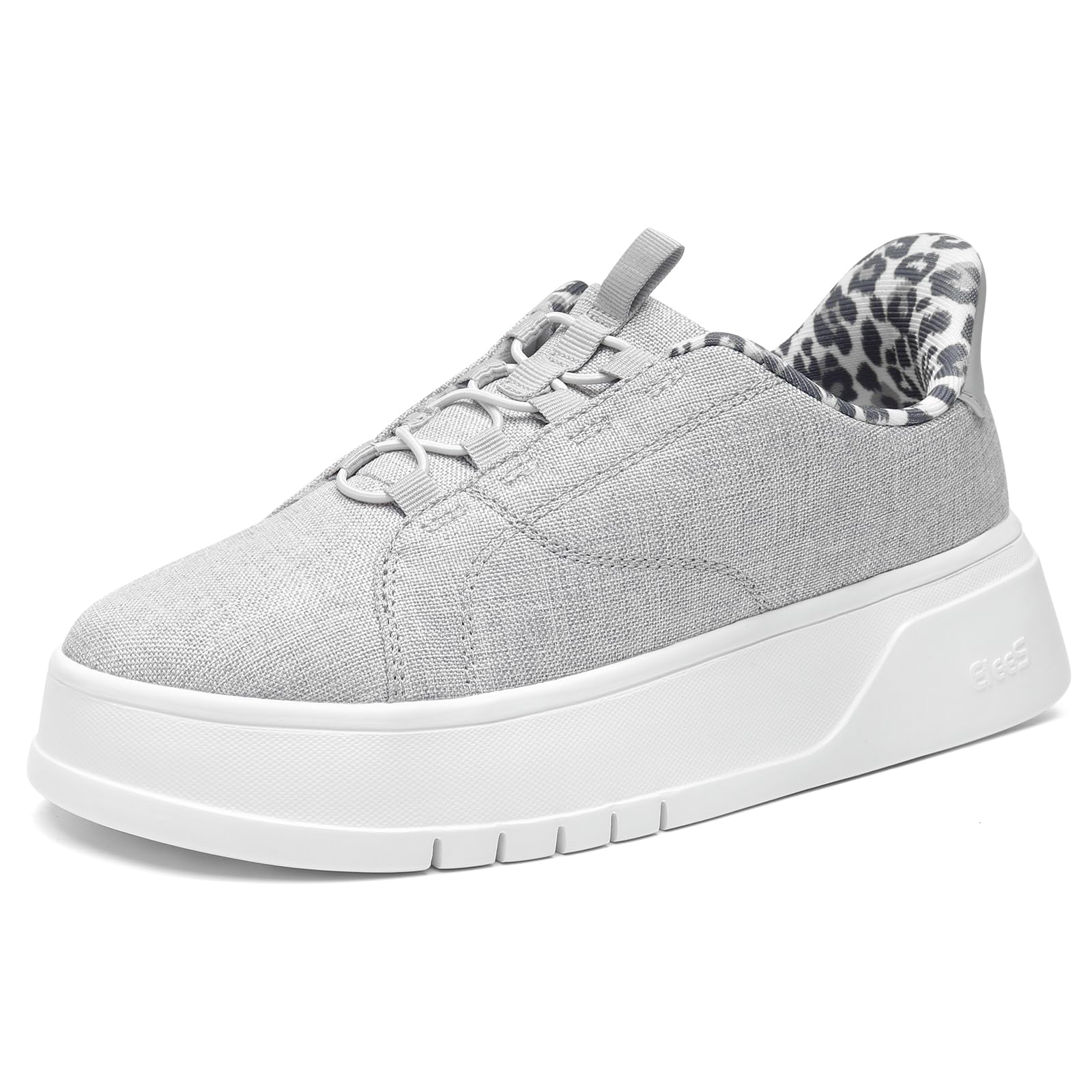 STQSlip On Platform Canvas Sneakers Breathable Comfortable Casual Shoes Non Slip Walking Sneakers