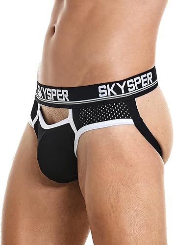 SKYSPER Correa atlética para hombre con correa para hombre ropa interior sexy