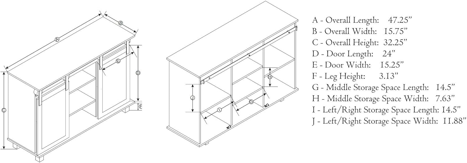 Buy glitzhome Wood Rustic Wine 3Sections Bar with Wine