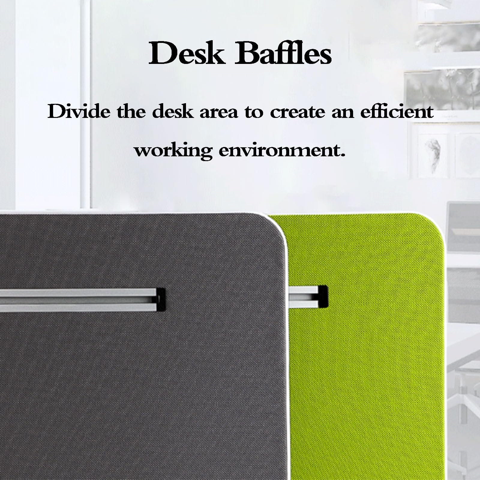 Cloison de Bureau Portable pour réduire Le Bruit et préserver l'intimité. Cloison Acoustique pour Bureaux, bibliothèques et salles de Classe. Conception Durable minimisant Les Distractions v
