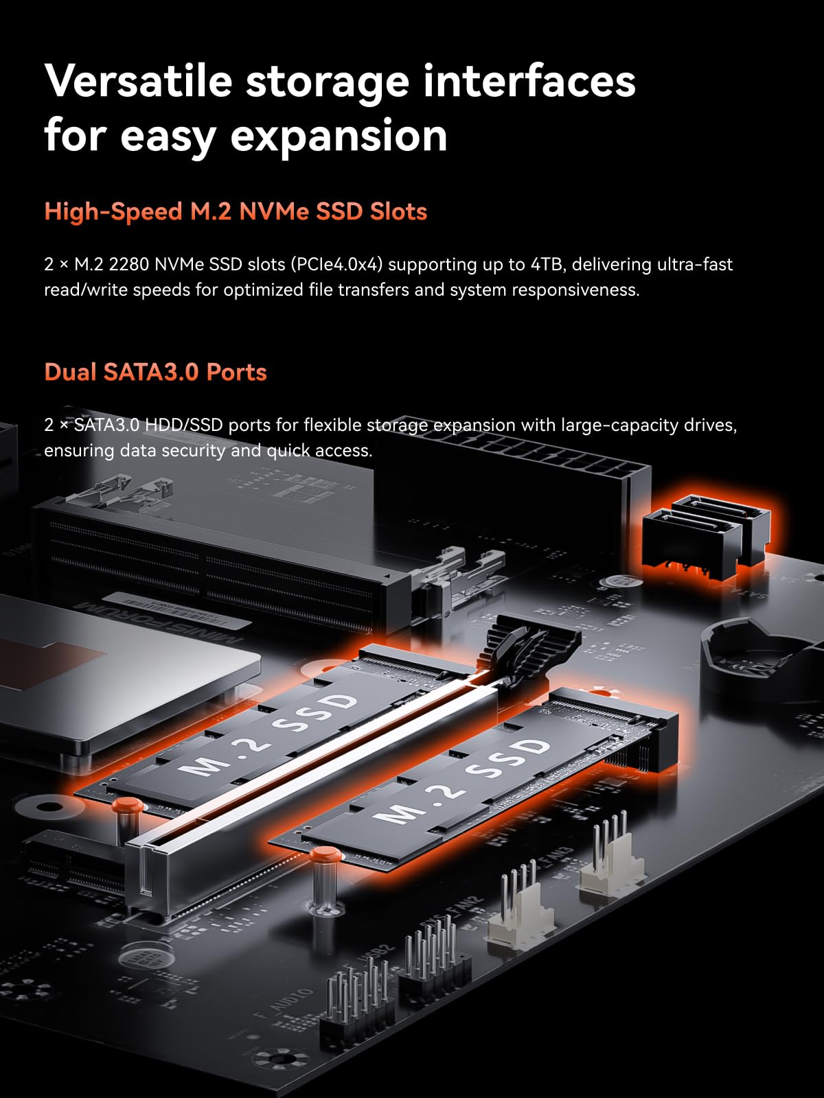 MINISFORUM Motherboard BD795M M-ATX Motherboard, AMD Ryzen 9