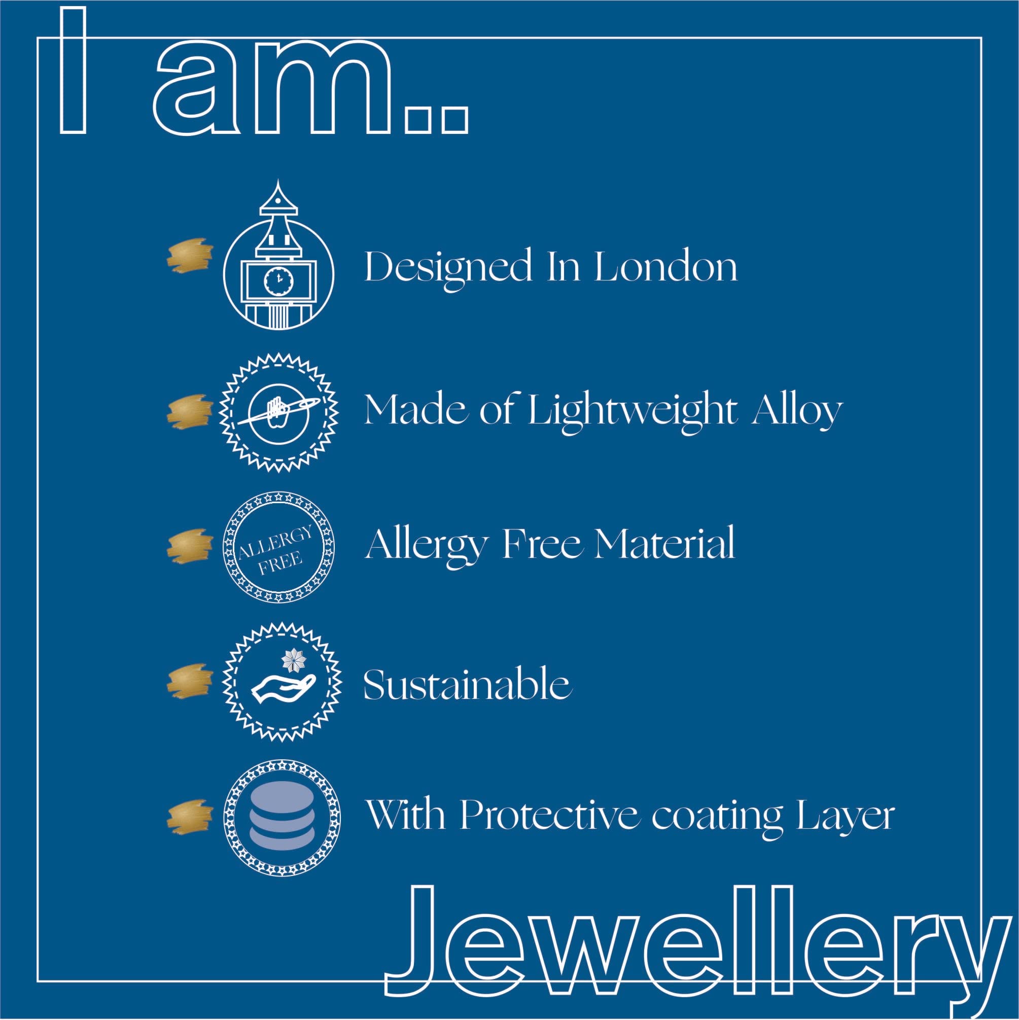 London Set Of 10 Stud And Evil Eye Hoop Earring