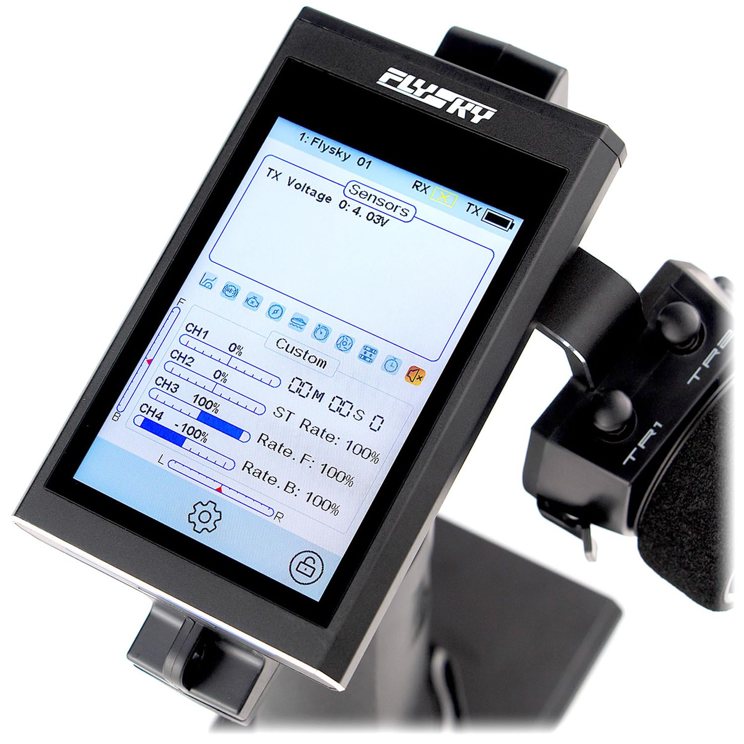 Flysky Noble NB4+ Rc Transmitter w/ FGr4S V2 Receiver 8 Channel