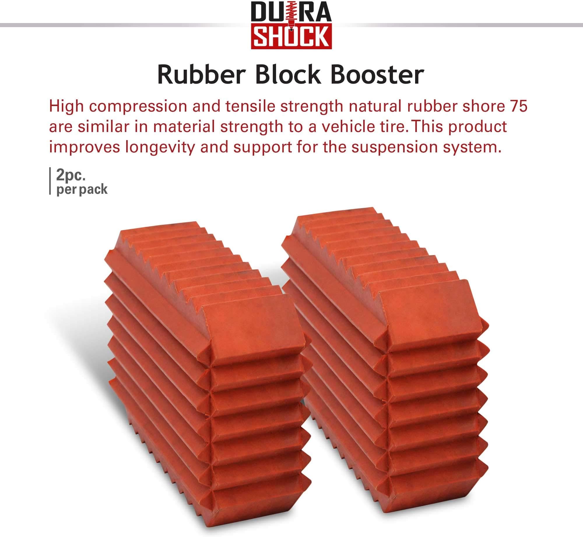 U.S. Coil Spring Block Boosters Series Pack, Automotive Performance Enhancement for Car Coil Spring Shock Absorption, Protection of Auto Suspension System (3.5" x 2.5" x 1.25")