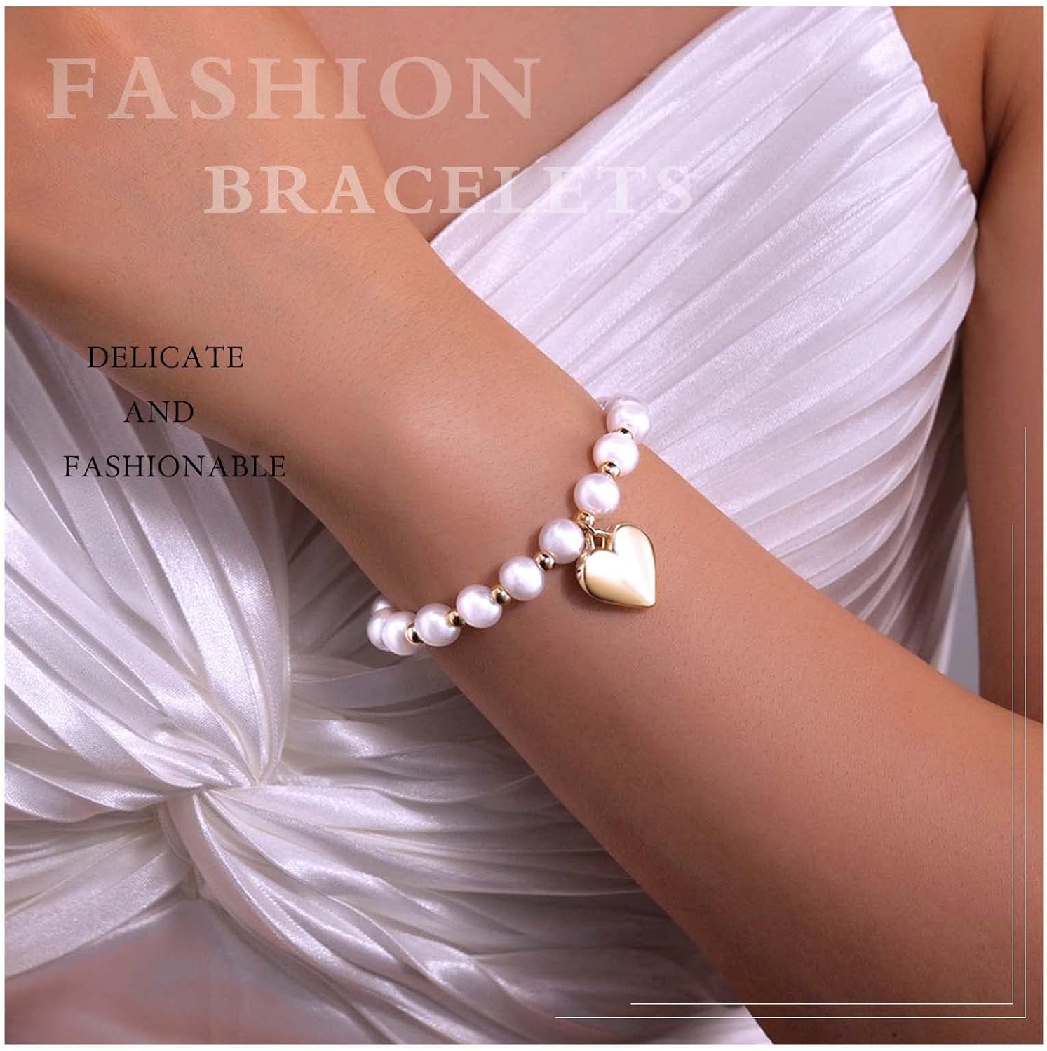 W WEILIRIAN Square Sapphire Bracelets for Women Blue Crystal Bracelet Layered Blue Gem Bracelet Handmade Adjustable Bracelet Hand Chain Jewelry for Girls Gifts - Image 8