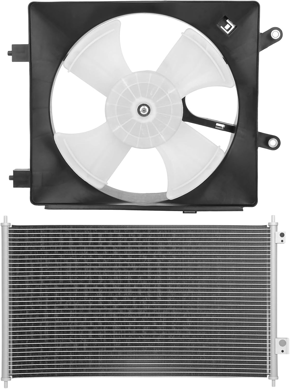 SCITOO HO3113114 Cooling Fan 4977 Condenser for Honda Civic 1.7L 2001-2005