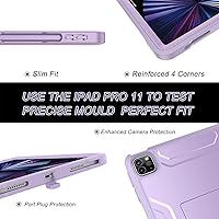Vista 9 de Soke Funda para iPad Pro de 11 pulgadas 2022/2021/2020/2018/iPad Air de 5ª/4ª generación, protector de pantalla integrado - Compatible con carga