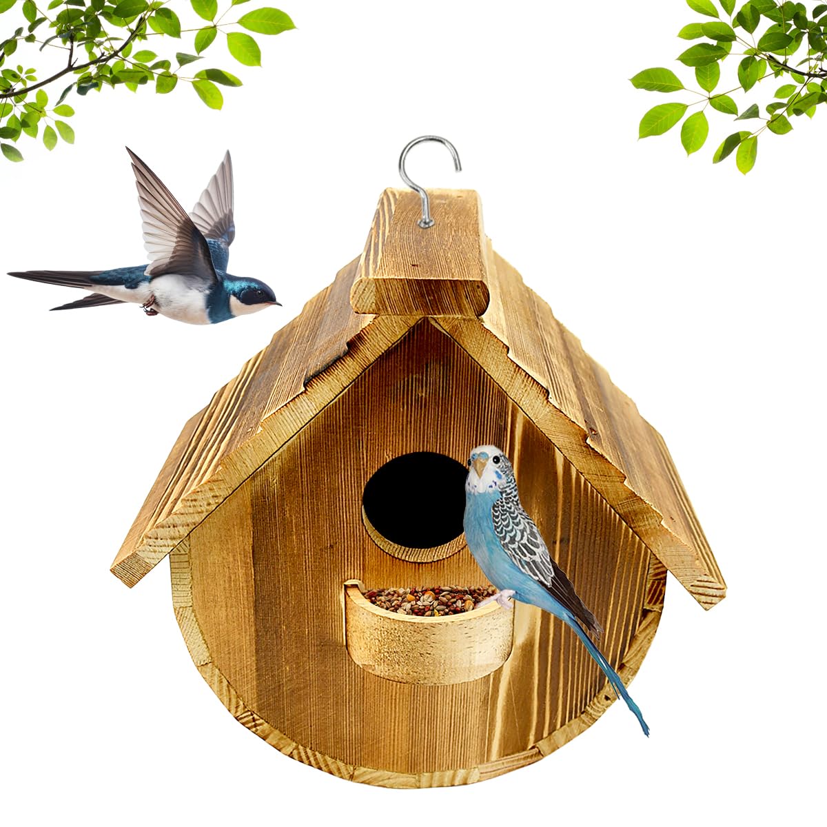 hanging bird nichoir extérieur suspendu