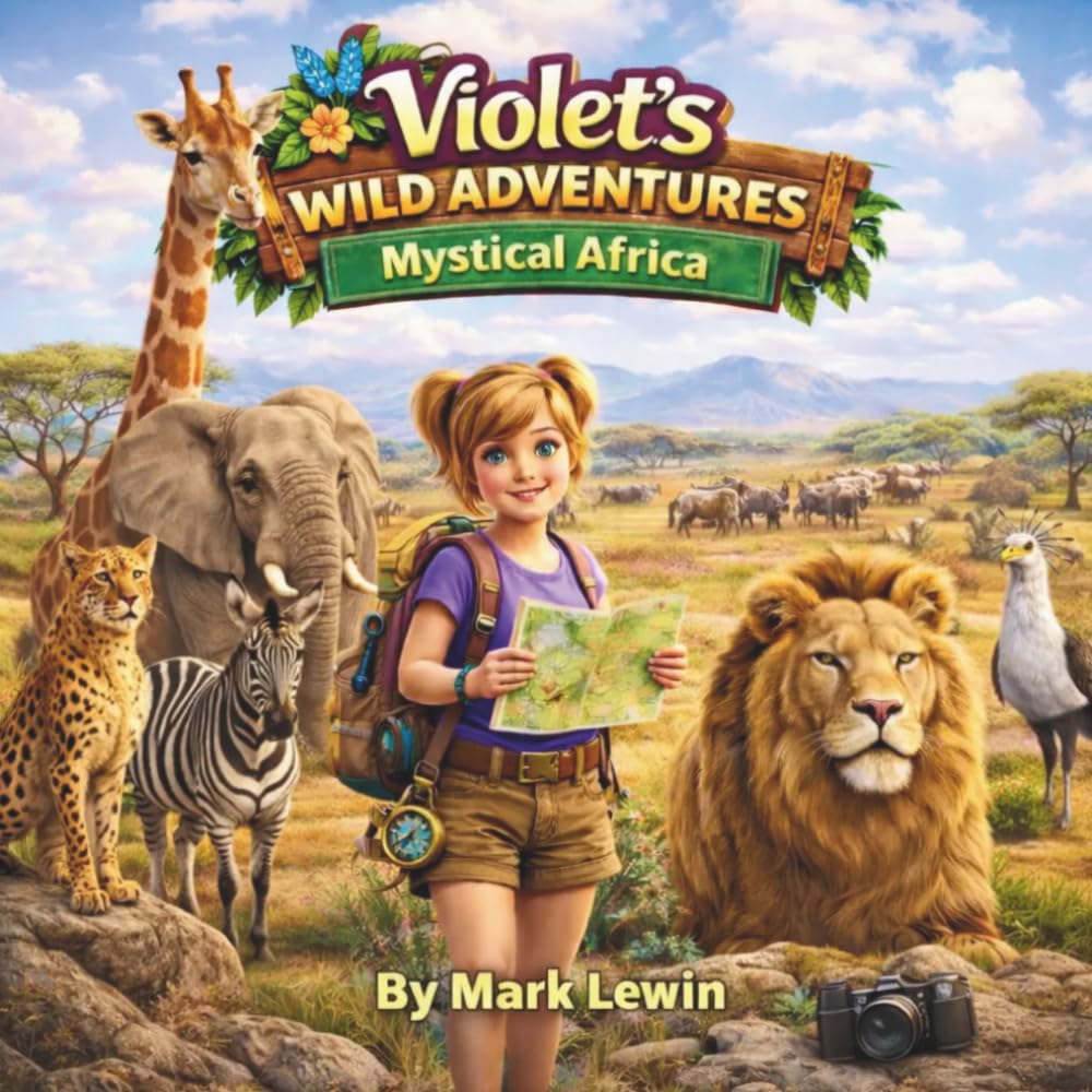 Violet's Wild Adventures - Mystical Africa: A First-Person Illustrated Adventure Exploring Rainforest Animals, Geography, Conservation, and Culture for ages 6-12.